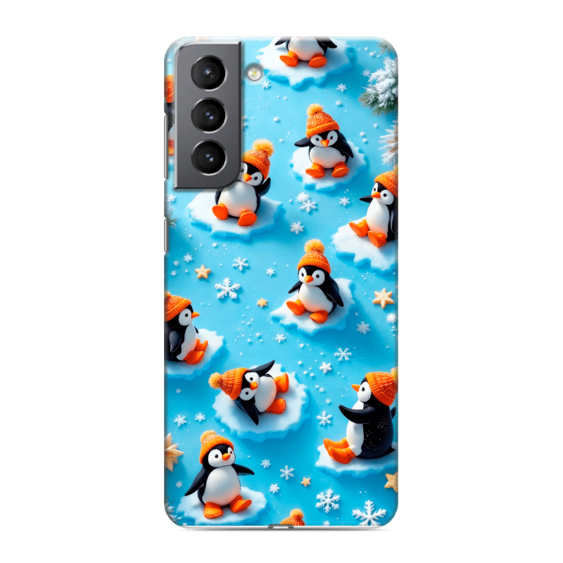 Пластиковый чехол на Samsung Galaxy S21 с принтом Новый год Пластиковый чехол на Samsung Galaxy S21 с принтом Новый год