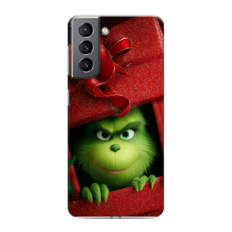 Пластиковый чехол на Samsung Galaxy S21 с принтом Новый год Пластиковый чехол на Samsung Galaxy S21 с принтом Новый год
