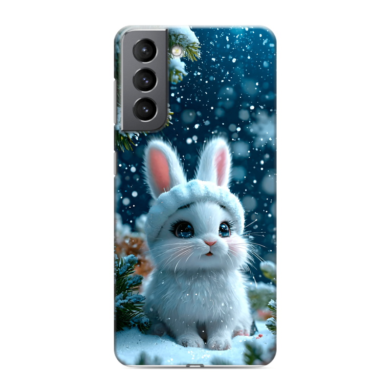 Силиконовый чехол на Samsung Galaxy S21 с принтом Новый год Силиконовый чехол на Samsung Galaxy S21 с принтом Новый год