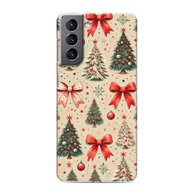 Пластиковый чехол на Samsung Galaxy S21 с принтом Новый год Пластиковый чехол на Samsung Galaxy S21 с принтом Новый год