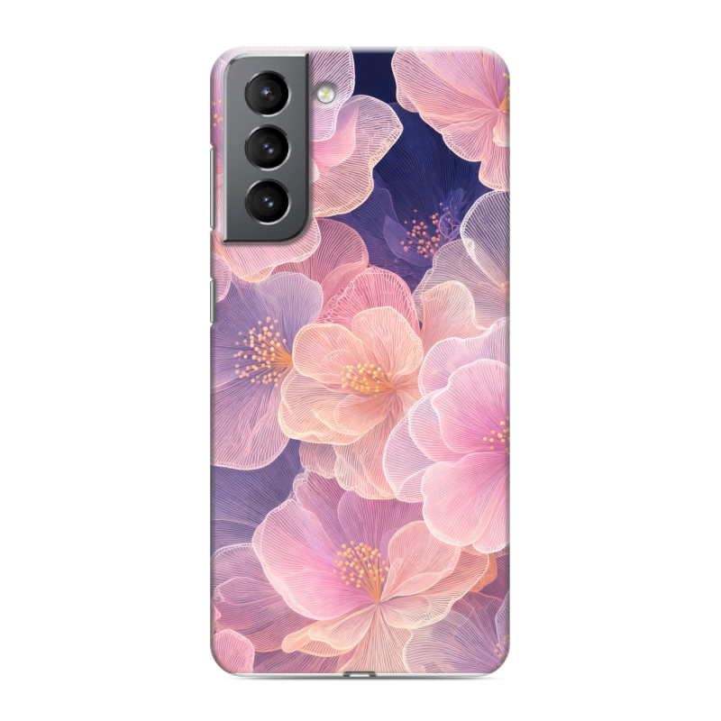 Пластиковый чехол на Samsung Galaxy S21 с принтом женский Пластиковый чехол на Samsung Galaxy S21 с принтом женский