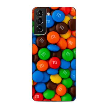 Силиконовый чехол на Samsung Galaxy S21 Plus с принтом Конфеты Силиконовый чехол на Samsung Galaxy S21 Plus с принтом Конфеты