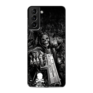 Силиконовый чехол на Samsung Galaxy S21 Plus с принтом Скелет Силиконовый чехол на Samsung Galaxy S21 Plus с принтом Скелет