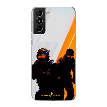Силиконовый чехол на Samsung Galaxy S21 Plus с принтом Контер страйк Counter strike Силиконовый чехол на Samsung Galaxy S21 Plus с принтом Контер страйк Counter strike