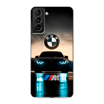 Силиконовый чехол на Samsung Galaxy S21 Plus с принтом БМВ BMW