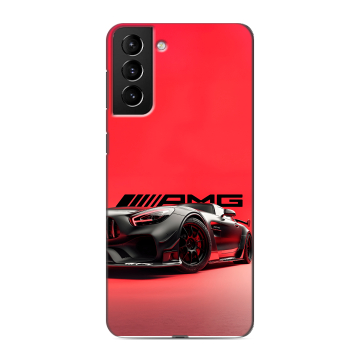 Силиконовый чехол на Samsung Galaxy S21 Plus с принтом Мерседес Mercedes AMG Силиконовый чехол на Samsung Galaxy S21 Plus с принтом Мерседес Mercedes AMG