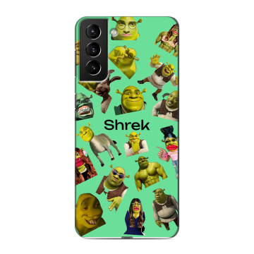 Силиконовый чехол на Samsung Galaxy S21 Plus с принтом Шрек Shrek Силиконовый чехол на Samsung Galaxy S21 Plus с принтом Шрек Shrek