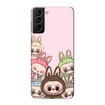Силиконовый чехол на Samsung Galaxy S21 Plus с принтом Лабубу Силиконовый чехол на Samsung Galaxy S21 Plus с принтом Лабубу