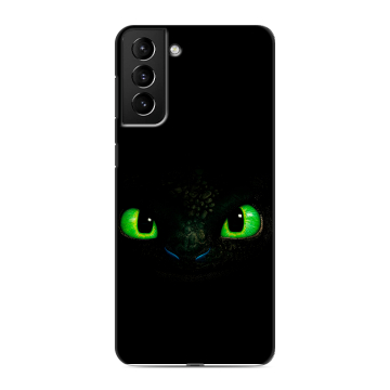 Силиконовый чехол на Samsung Galaxy S21 Plus с принтом Как приручить дракона Силиконовый чехол на Samsung Galaxy S21 Plus с принтом Как приручить дракона