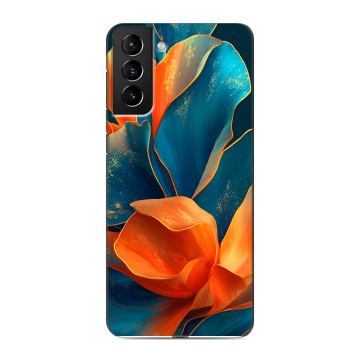Силиконовый чехол на Samsung Galaxy S21 Plus с принтом Цветы Силиконовый чехол на Samsung Galaxy S21 Plus с принтом Цветы