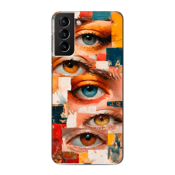 Силиконовый чехол на Samsung Galaxy S21 Plus с принтом Модный принт Силиконовый чехол на Samsung Galaxy S21 Plus с принтом Модный принт