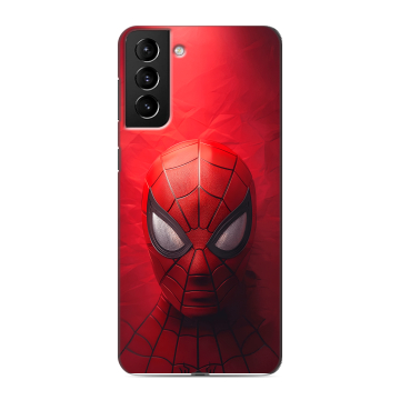 Силиконовый чехол на Samsung Galaxy S21 Plus с принтом Spiderman Человек паук Силиконовый чехол на Samsung Galaxy S21 Plus с принтом Spiderman Человек паук