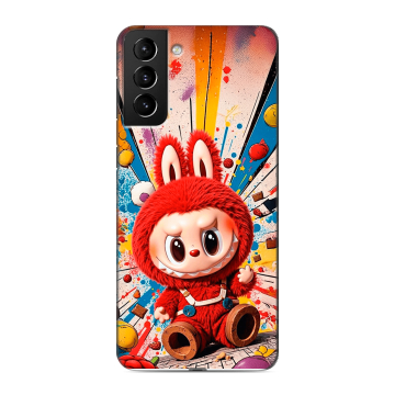 Силиконовый чехол на Samsung Galaxy S21 Plus с принтом Labubu Лабубу Силиконовый чехол на Samsung Galaxy S21 Plus с принтом Labubu Лабубу