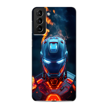 Силиконовый чехол на Samsung Galaxy S21 Plus с принтом IronMan Железный человек Силиконовый чехол на Samsung Galaxy S21 Plus с принтом IronMan Железный человек
