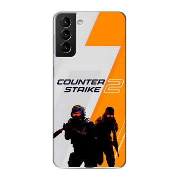 Силиконовый чехол на Samsung Galaxy S21 Plus с принтом Counter Strike