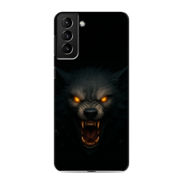 Силиконовый чехол на Samsung Galaxy S21 Plus с принтом Волк Силиконовый чехол на Samsung Galaxy S21 Plus с принтом Волк