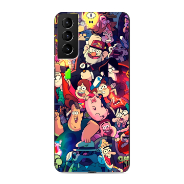 Силиконовый чехол на Samsung Galaxy S21 Plus с принтом Gravity Falls Гравити Фолз