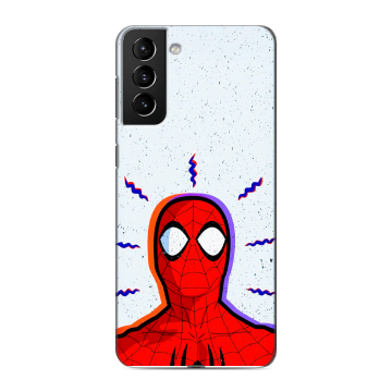 Силиконовый чехол на Samsung Galaxy S21 Plus с принтом Spiderman Человек паук Силиконовый чехол на Samsung Galaxy S21 Plus с принтом Spiderman Человек паук