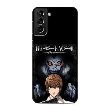 Силиконовый чехол на Samsung Galaxy S21 Plus с принтом Death note Тетрадь смерти Силиконовый чехол на Samsung Galaxy S21 Plus с принтом Death note Тетрадь смерти