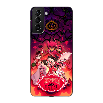 Силиконовый чехол на Samsung Galaxy S21 Plus с принтом Hazbin Hotel Отель Хазбин Силиконовый чехол на Samsung Galaxy S21 Plus с принтом Hazbin Hotel Отель Хазбин