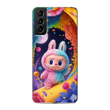 Силиконовый чехол на Samsung Galaxy S21 Plus с принтом Labubu Лабубу Силиконовый чехол на Samsung Galaxy S21 Plus с принтом Labubu Лабубу