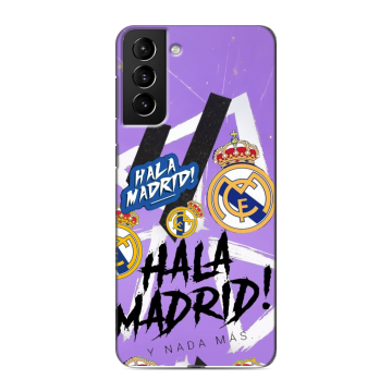 Силиконовый чехол на Samsung Galaxy S21 Plus с принтом Real Madrid Реал Мадрид Силиконовый чехол на Samsung Galaxy S21 Plus с принтом Real Madrid Реал Мадрид