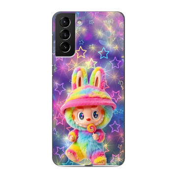 Силиконовый чехол на Samsung Galaxy S21 Plus с принтом Labubu Лабубу Силиконовый чехол на Samsung Galaxy S21 Plus с принтом Labubu Лабубу