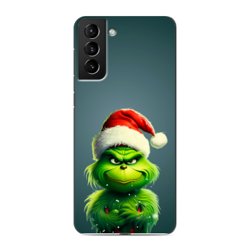 Силиконовый чехол на Samsung Galaxy S21 Plus с принтом Новый год Силиконовый чехол на Samsung Galaxy S21 Plus с принтом Новый год