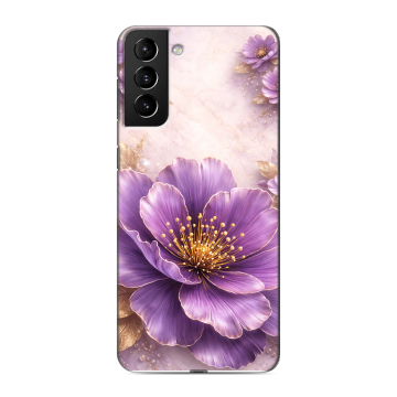 Силиконовый чехол на Samsung Galaxy S21 Plus с принтом женский