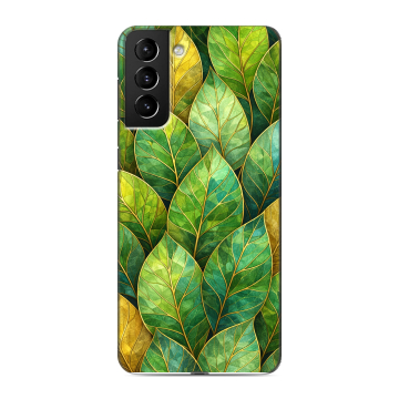 Силиконовый чехол на Samsung Galaxy S21 Plus с принтом женский
