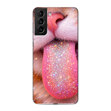 Силиконовый чехол на Samsung Galaxy S21 Plus с принтом для девочек Силиконовый чехол на Samsung Galaxy S21 Plus с принтом для девочек