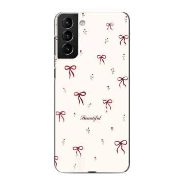 Силиконовый чехол на Samsung Galaxy S21 Plus с принтом для девочек