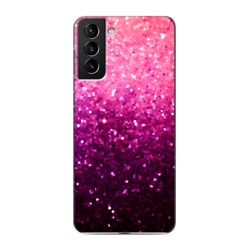 Силиконовый чехол на Samsung Galaxy S21 Plus с принтом Блестки Силиконовый чехол на Samsung Galaxy S21 Plus с принтом Блестки