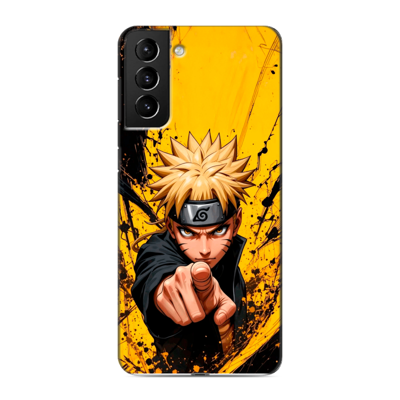 Силиконовый чехол на Samsung Galaxy S21 Plus с принтом Naruto Наруто Силиконовый чехол на Samsung Galaxy S21 Plus с принтом Naruto Наруто