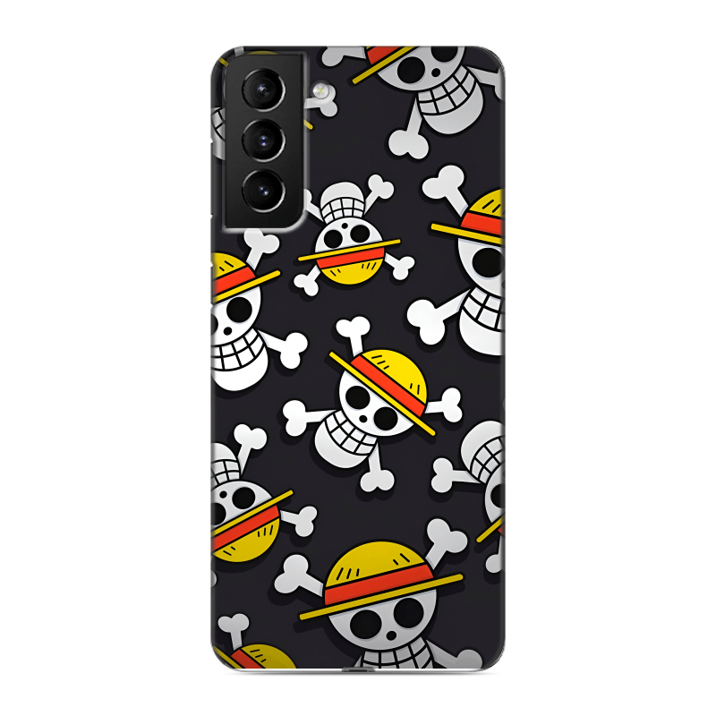 Силиконовый противоударный чехол на Samsung Galaxy S21 Plus с принтом One Piece Ван Пис Силиконовый противоударный чехол на Samsung Galaxy S21 Plus с принтом One Piece Ван Пис