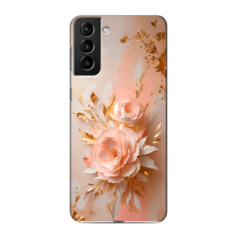Силиконовый чехол на Samsung Galaxy S21 Plus с принтом женский Силиконовый чехол на Samsung Galaxy S21 Plus с принтом женский