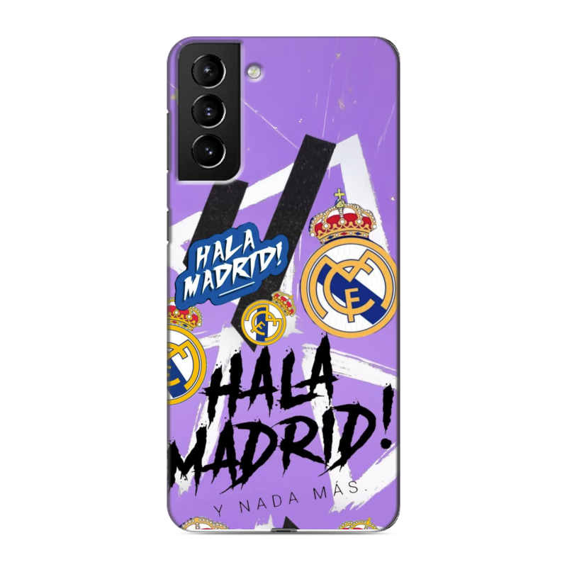 Силиконовый противоударный чехол на Samsung Galaxy S21 Plus с принтом Real Madrid Реал Мадрид Силиконовый противоударный чехол на Samsung Galaxy S21 Plus с принтом Real Madrid Реал Мадрид