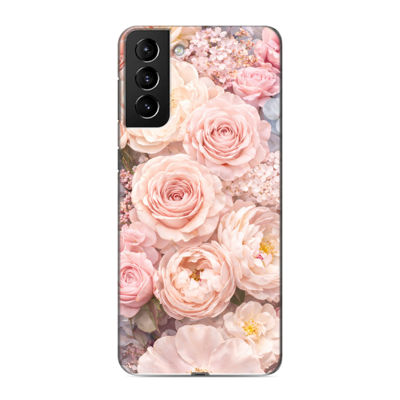 Силиконовый противоударный чехол на Samsung Galaxy S21 Plus с принтом женский Силиконовый противоударный чехол на Samsung Galaxy S21 Plus с принтом женский