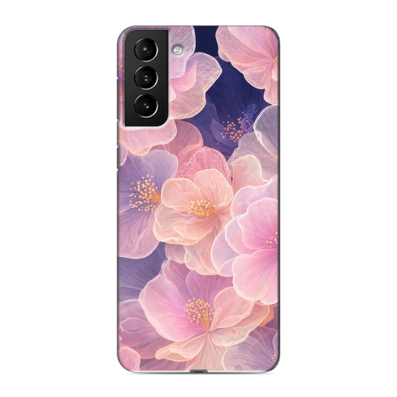 Силиконовый чехол на Samsung Galaxy S21 Plus с принтом женский Силиконовый чехол на Samsung Galaxy S21 Plus с принтом женский