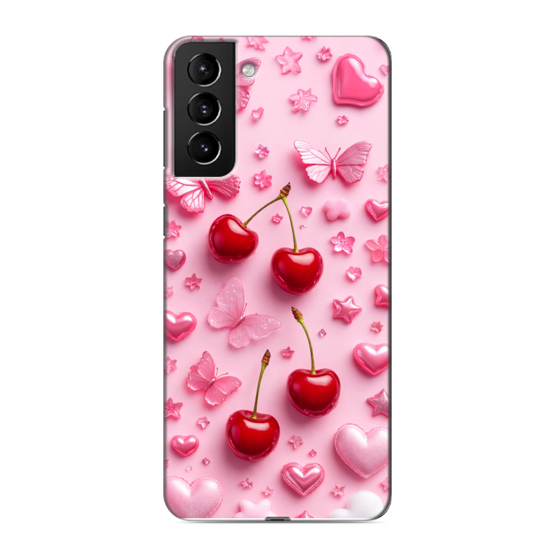 Силиконовый чехол на Samsung Galaxy S21 Plus с принтом для девочек Силиконовый чехол на Samsung Galaxy S21 Plus с принтом для девочек