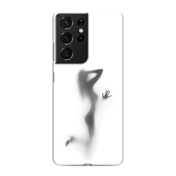 Силиконовый чехол на Samsung Galaxy S21 Ultra с принтом Силуэт Силиконовый чехол на Samsung Galaxy S21 Ultra с принтом Силуэт