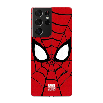 Силиконовый чехол на Samsung Galaxy S21 Ultra с принтом человек паук spiderman