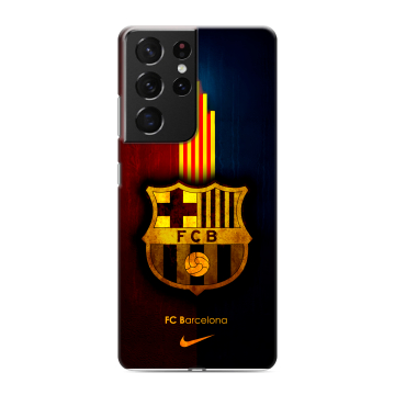 Силиконовый чехол на Samsung Galaxy S21 Ultra с принтом Барселона Barcelona Силиконовый чехол на Samsung Galaxy S21 Ultra с принтом Барселона Barcelona