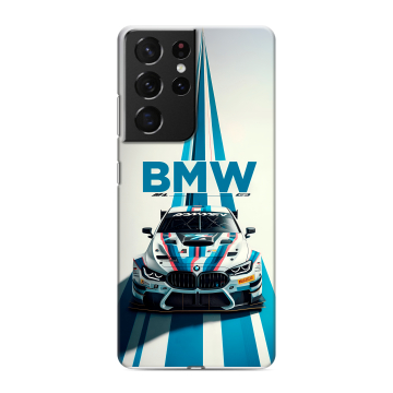 Силиконовый чехол на Samsung Galaxy S21 Ultra с принтом БМВ BMW Силиконовый чехол на Samsung Galaxy S21 Ultra с принтом БМВ BMW