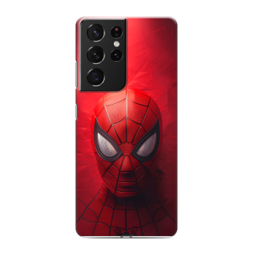 Силиконовый чехол на Samsung Galaxy S21 Ultra с принтом Spiderman Человек паук Силиконовый чехол на Samsung Galaxy S21 Ultra с принтом Spiderman Человек паук