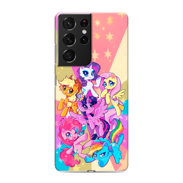 Силиконовый чехол на Samsung Galaxy S21 Ultra с принтом My little pony Дружба чудо Силиконовый чехол на Samsung Galaxy S21 Ultra с принтом My little pony Дружба чудо