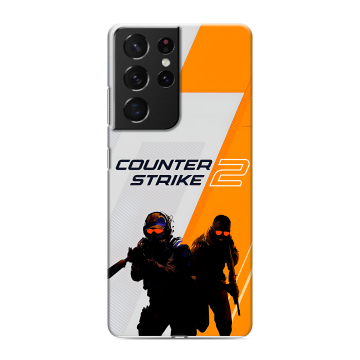 Силиконовый чехол на Samsung Galaxy S21 Ultra с принтом Counter Strike Силиконовый чехол на Samsung Galaxy S21 Ultra с принтом Counter Strike