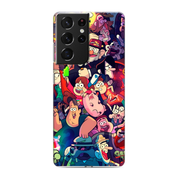 Силиконовый чехол на Samsung Galaxy S21 Ultra с принтом Gravity Falls Гравити Фолз Силиконовый чехол на Samsung Galaxy S21 Ultra с принтом Gravity Falls Гравити Фолз
