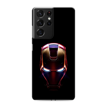 Силиконовый чехол на Samsung Galaxy S21 Ultra с принтом IronMan Железный человек Силиконовый чехол на Samsung Galaxy S21 Ultra с принтом IronMan Железный человек