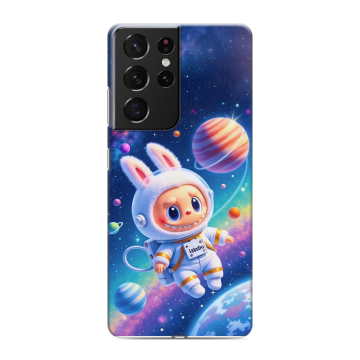 Силиконовый чехол на Samsung Galaxy S21 Ultra с принтом Labubu Лабубу Силиконовый чехол на Samsung Galaxy S21 Ultra с принтом Labubu Лабубу